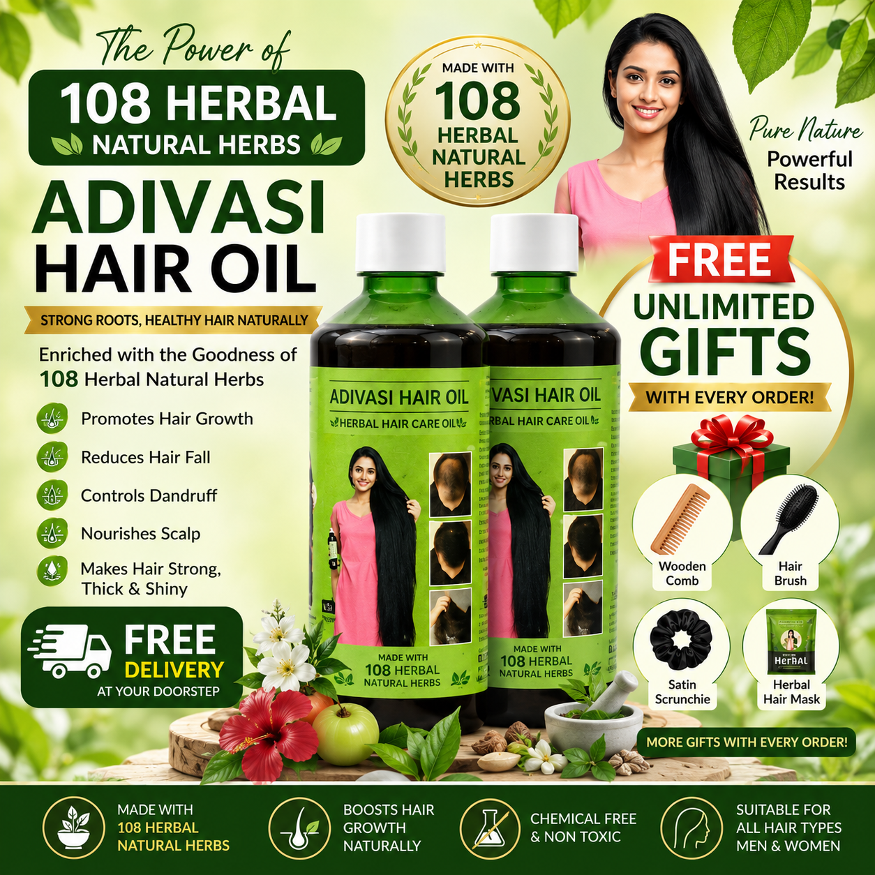 Adivasi Neelabari Herbal Hair Oil