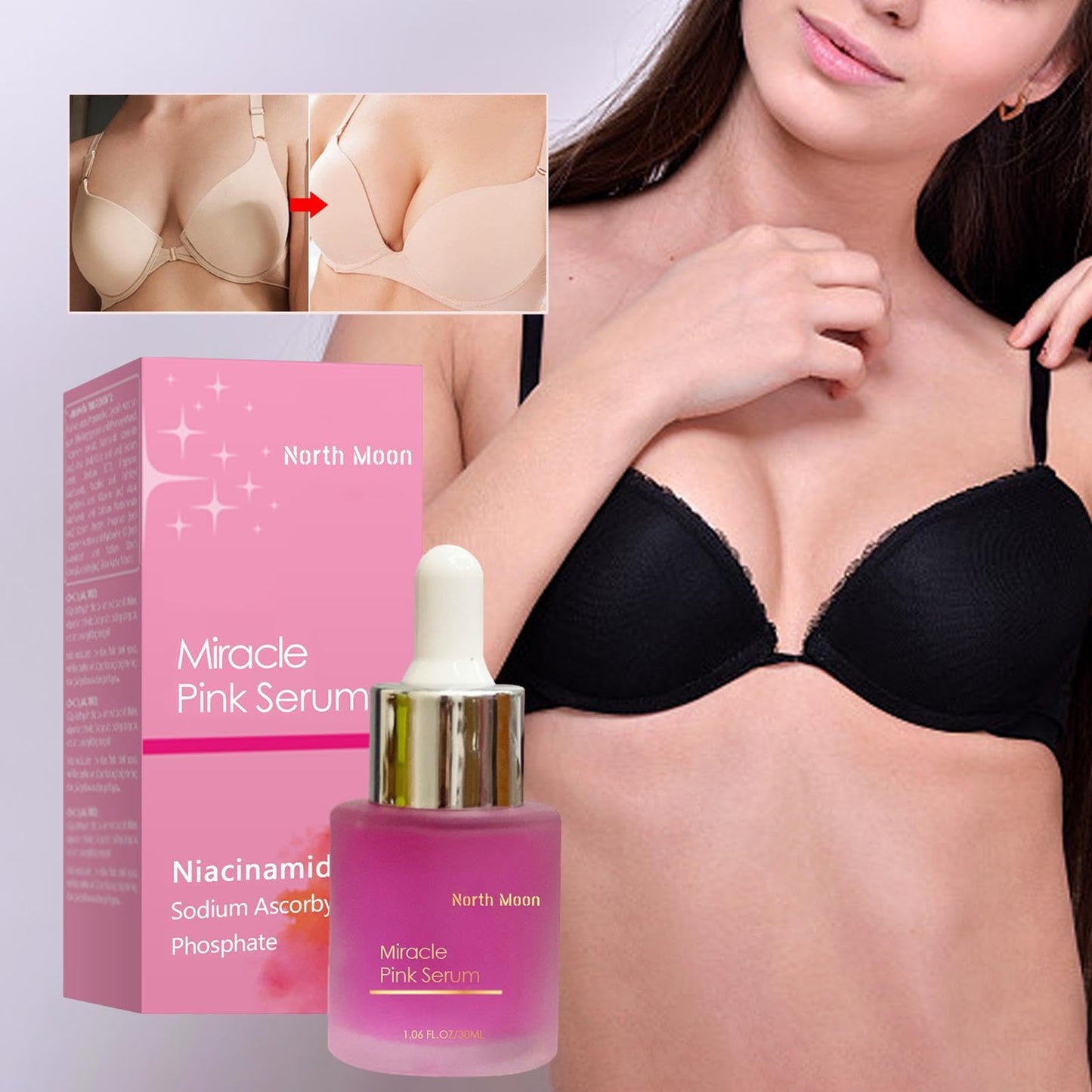 Miracle Pink Serum – Firming & Lifting Body Serum for Smooth, Radiant Skin