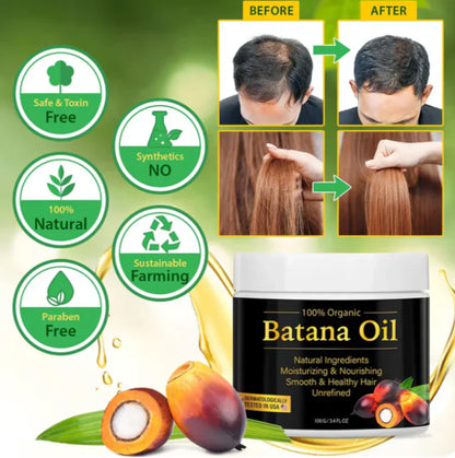 TCS Organic Batana Hair Elixir – 100% Natural Hair Growth & Repair Oil