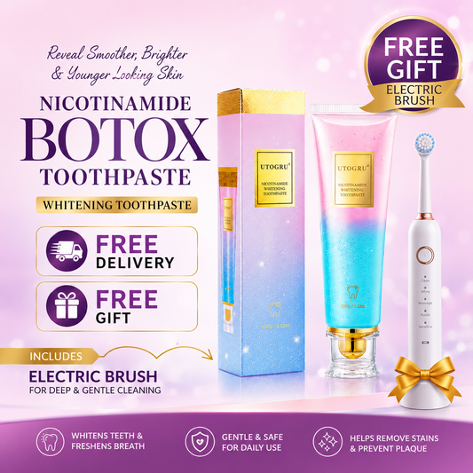 UTOGRU Nicotinamide Botox Whitening Toothpaste