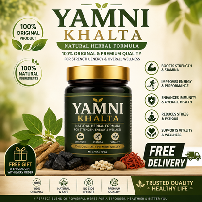 Yamni Khalta — 100% Natural Herbal Formula for Strength, Energy & Vitality | Free Delivery + Free Gift